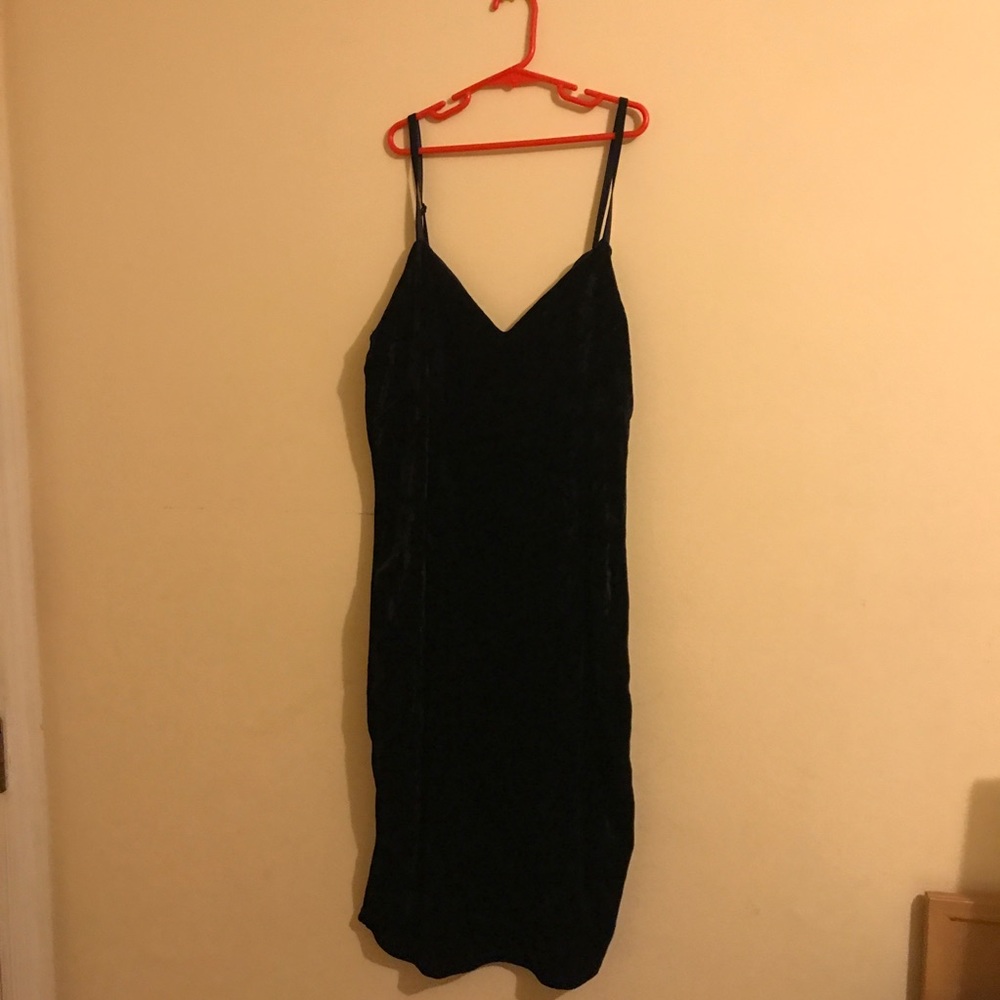 black velvet dress
